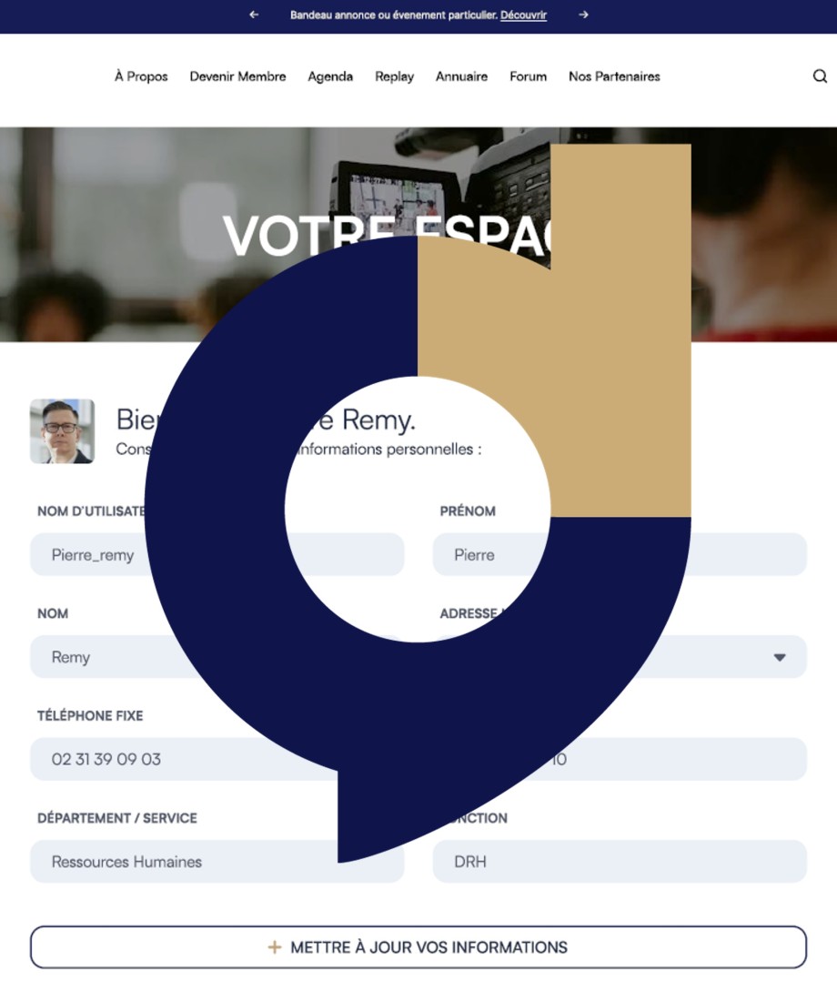 Nouvelle Identité, Nouveau Site Web